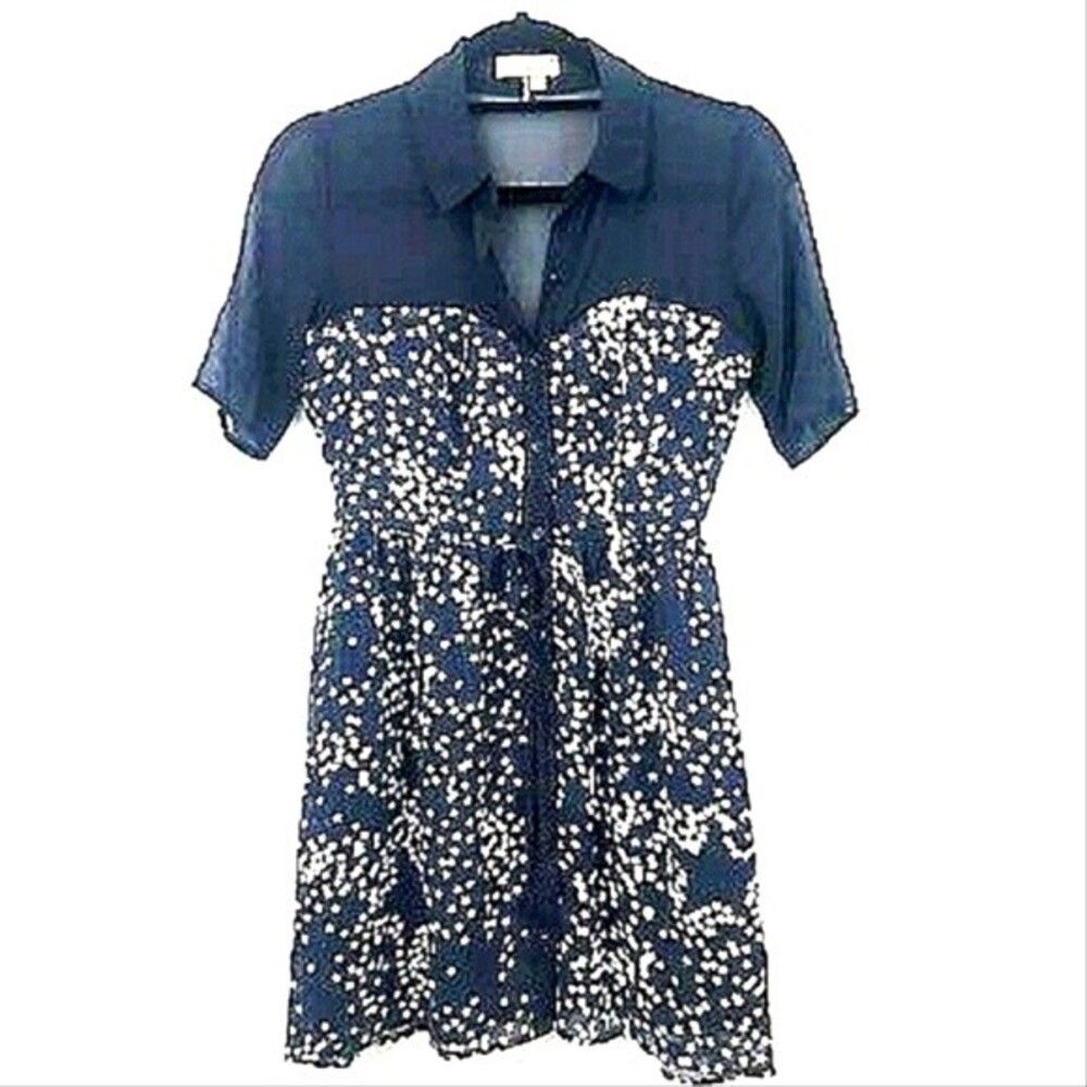 5/$55 Princess Vera Wang stars dress - sheer, lined - NWT - 4th of July - 11